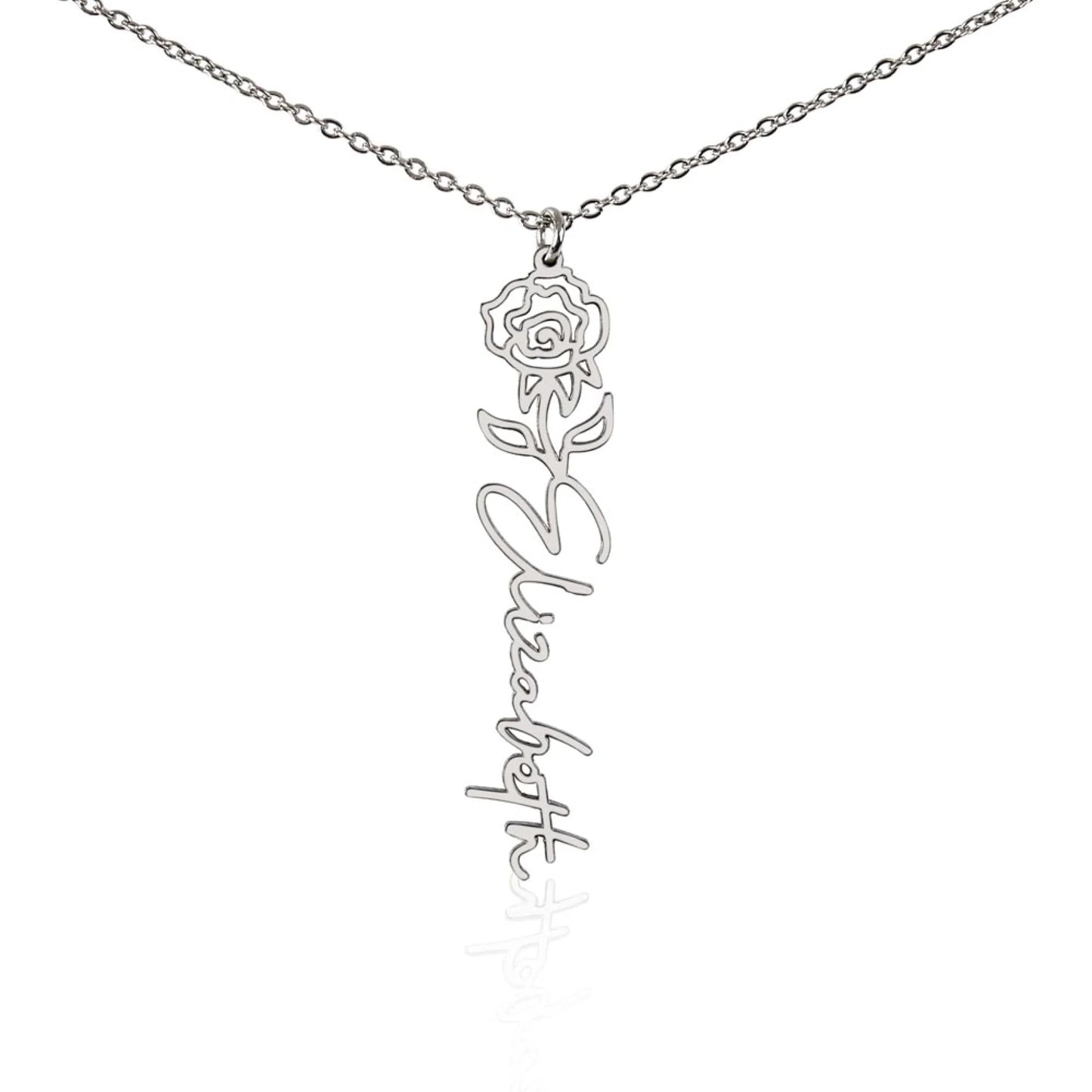 Flower Name Necklace Jun Plain 6