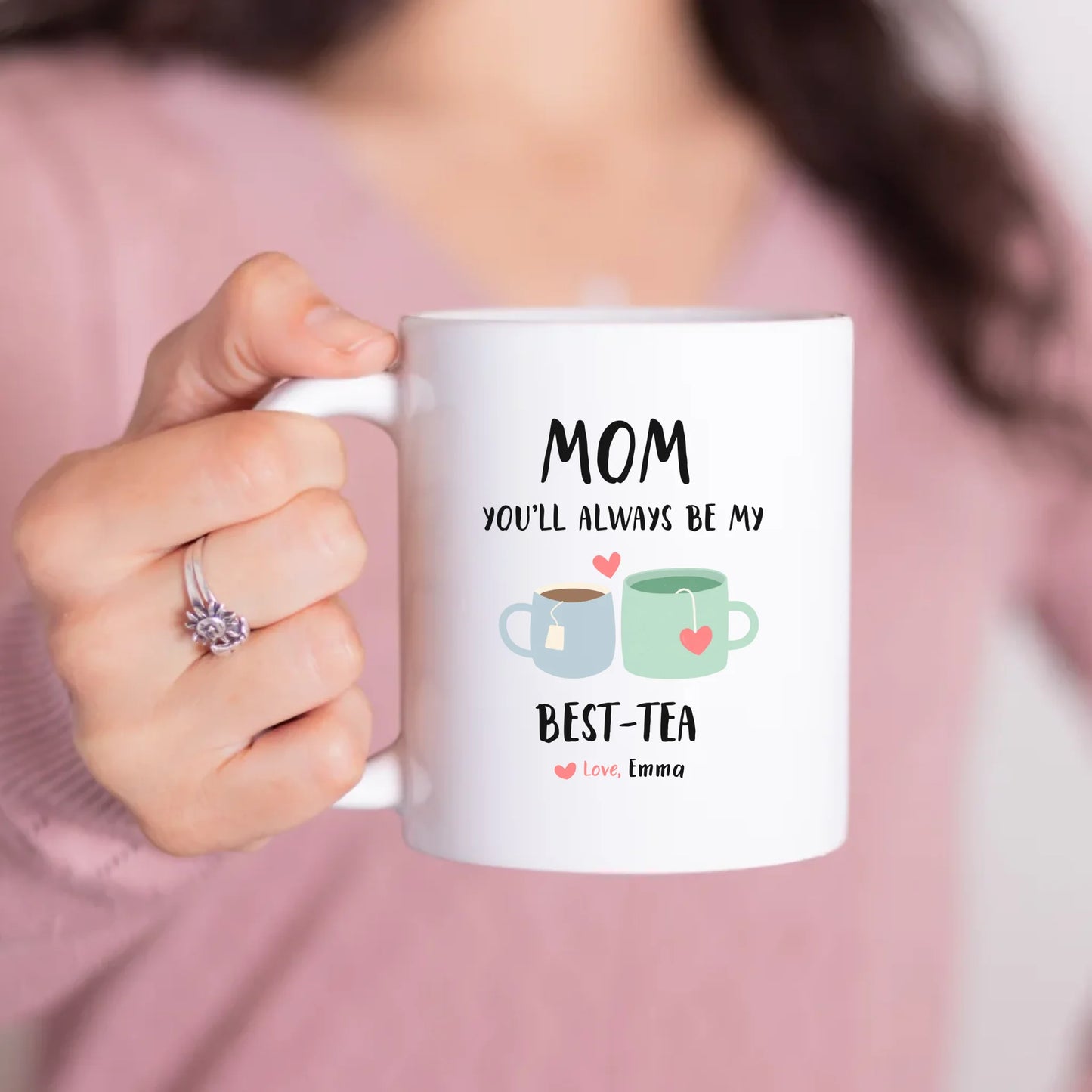 PrintedMint_11ozCeramicMug_ModelPink-Straight