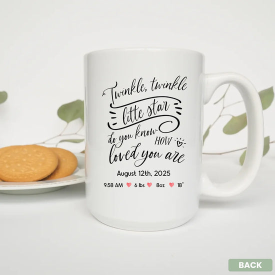 - 15oz Mug White Plate Cookies
