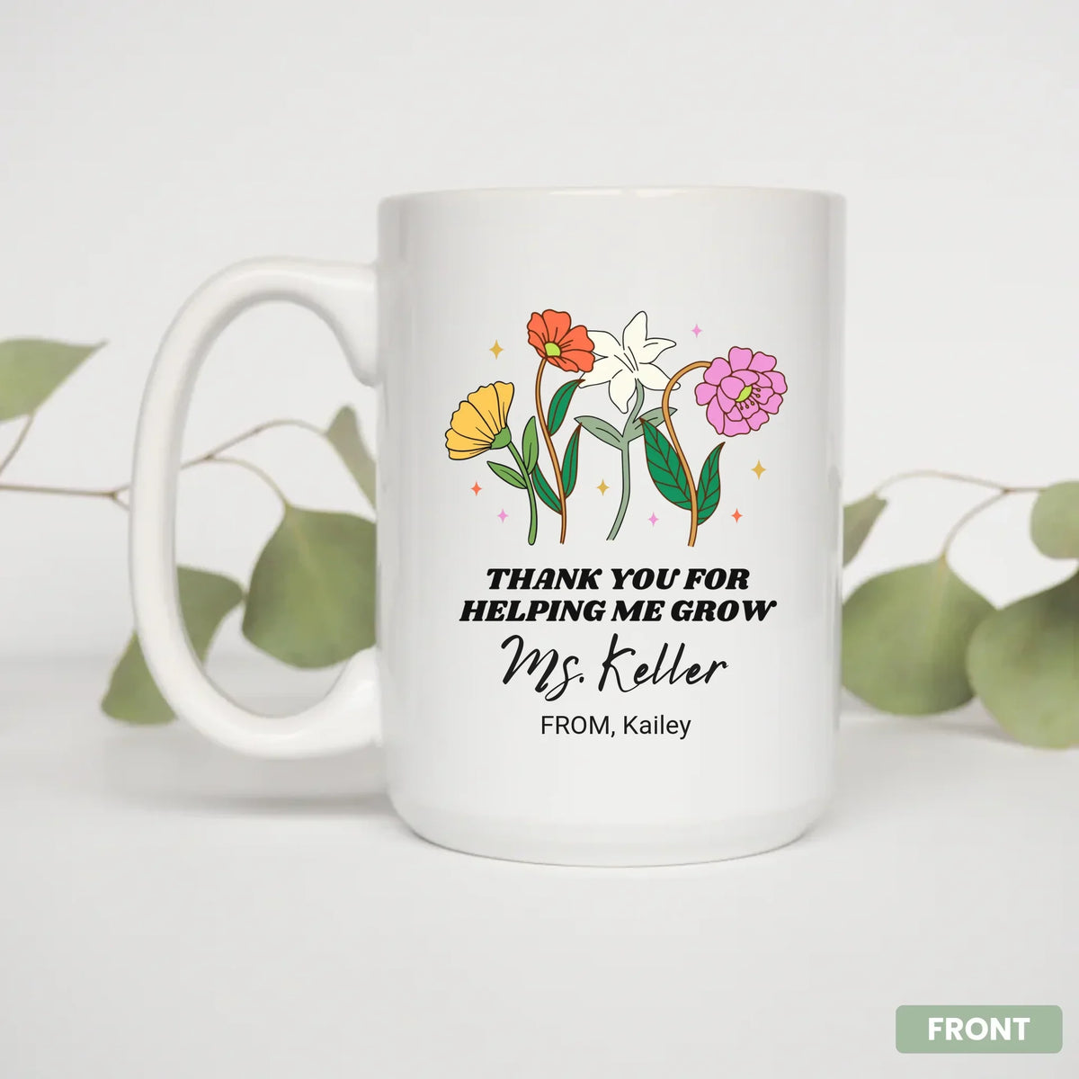 Caregiver coffee mug 12oz latte, Inspiring the Future inspirational present