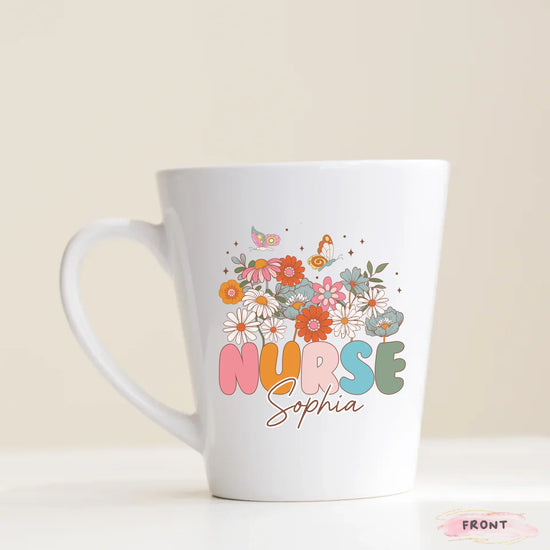 Everyday Hero mug lifestyle shot, personalized nurse appreciation keepsake