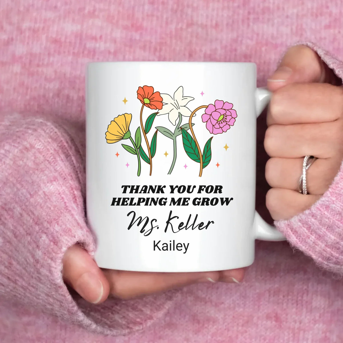 Inspiring the Future ceramic mug 11oz, teacher inspiration gift