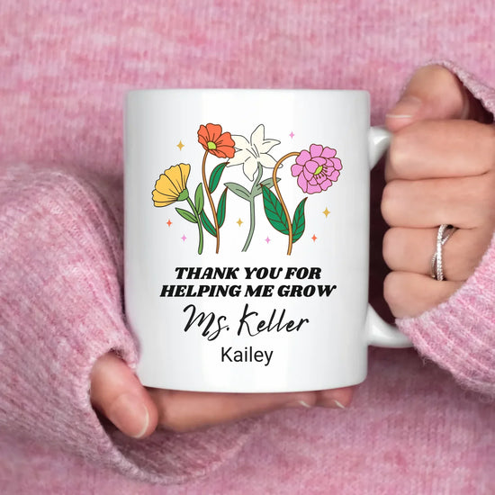Inspiring the Future ceramic mug 11oz, teacher inspiration gift