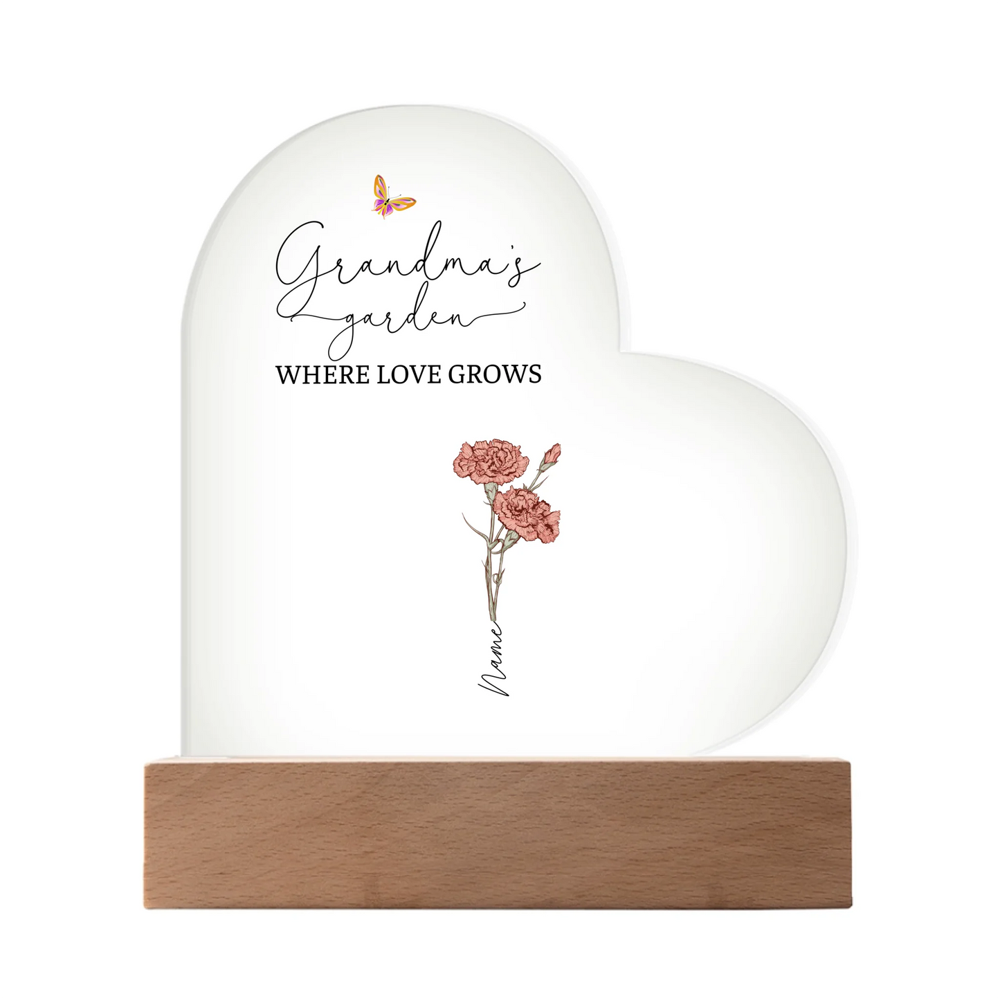Acrylic Heart LED 1
