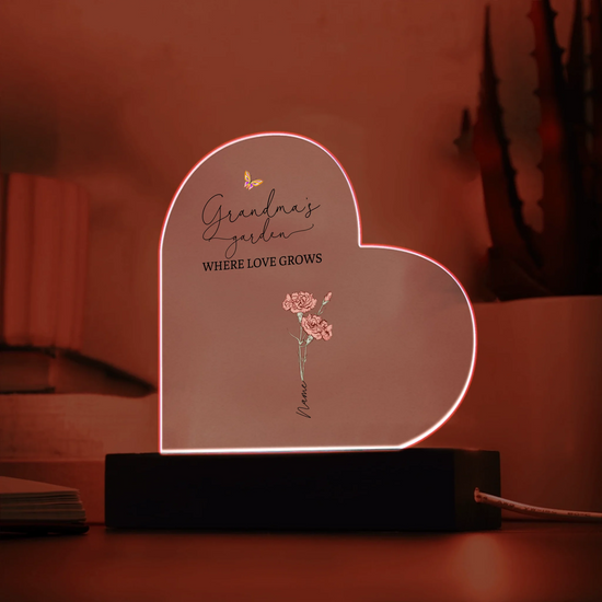 Acrylic Heart LED 5
