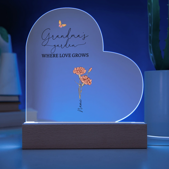 Acrylic Heart LED 9