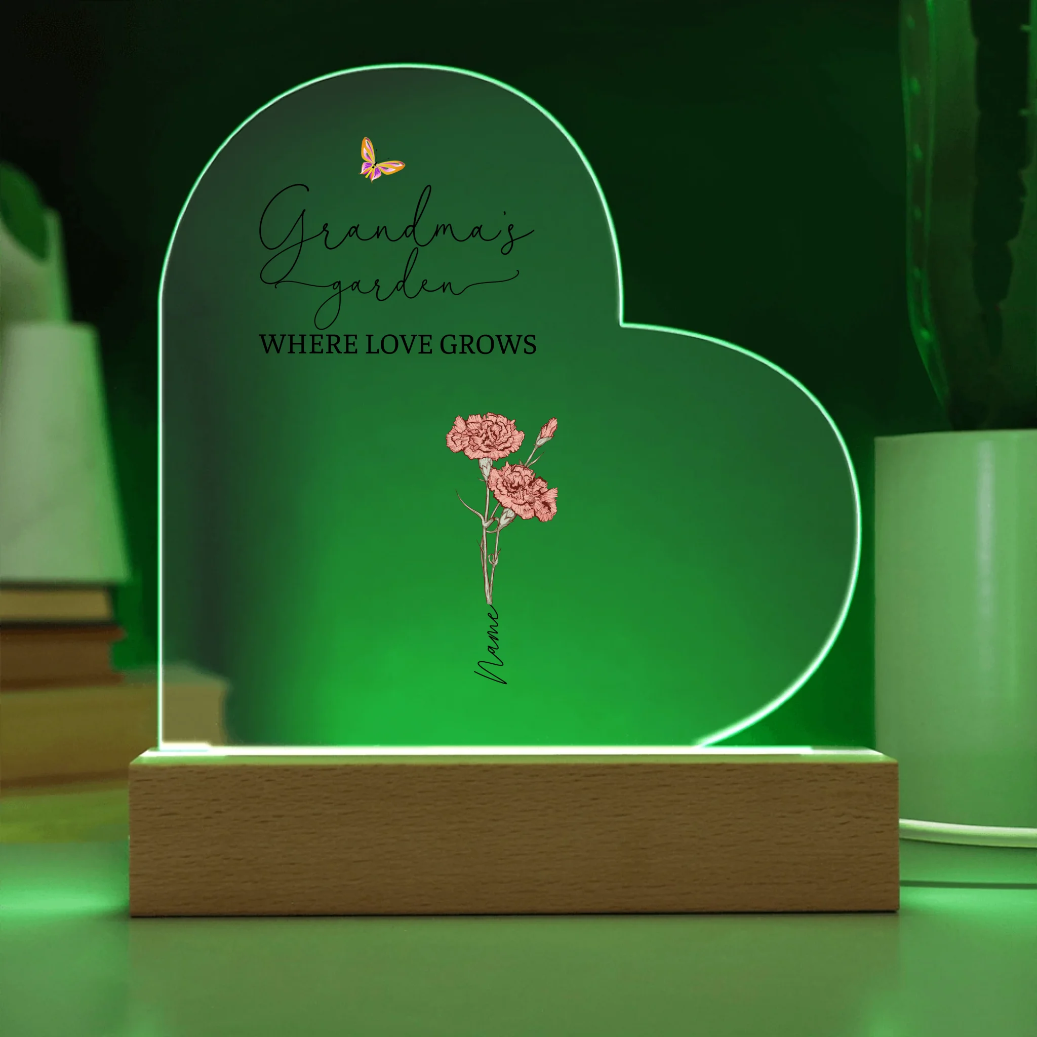 Acrylic Heart LED 10