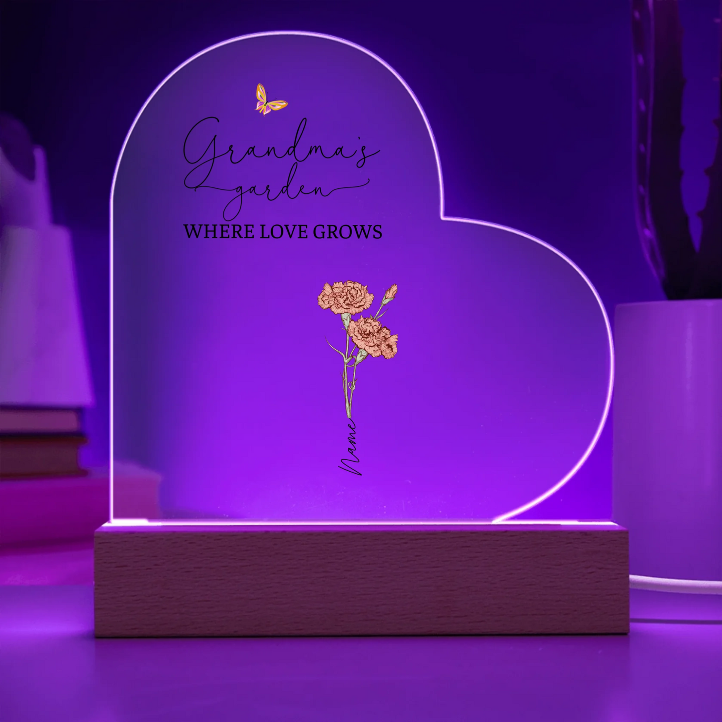 Acrylic Heart LED 11