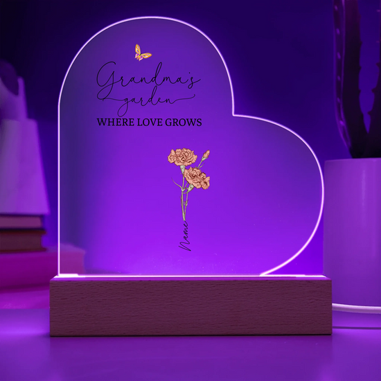 Acrylic Heart LED 11
