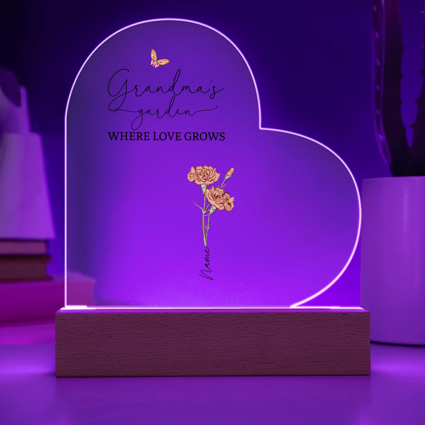 Acrylic Heart LED 11
