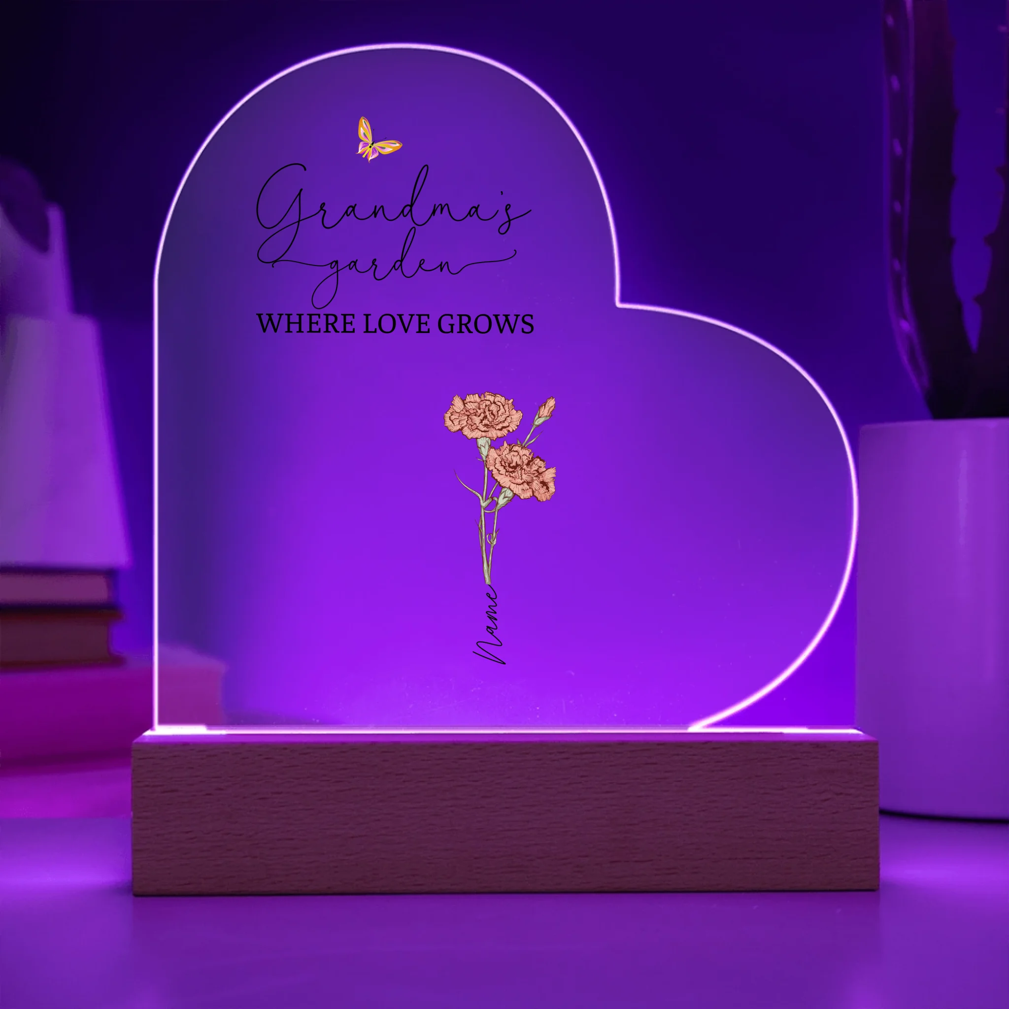 Acrylic Heart LED 11