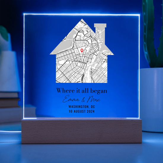 Acrylic Square LED 6