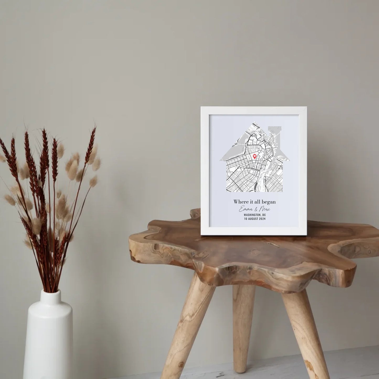 8x10 10x8 Frame Mockup - NO Passe-Partout
