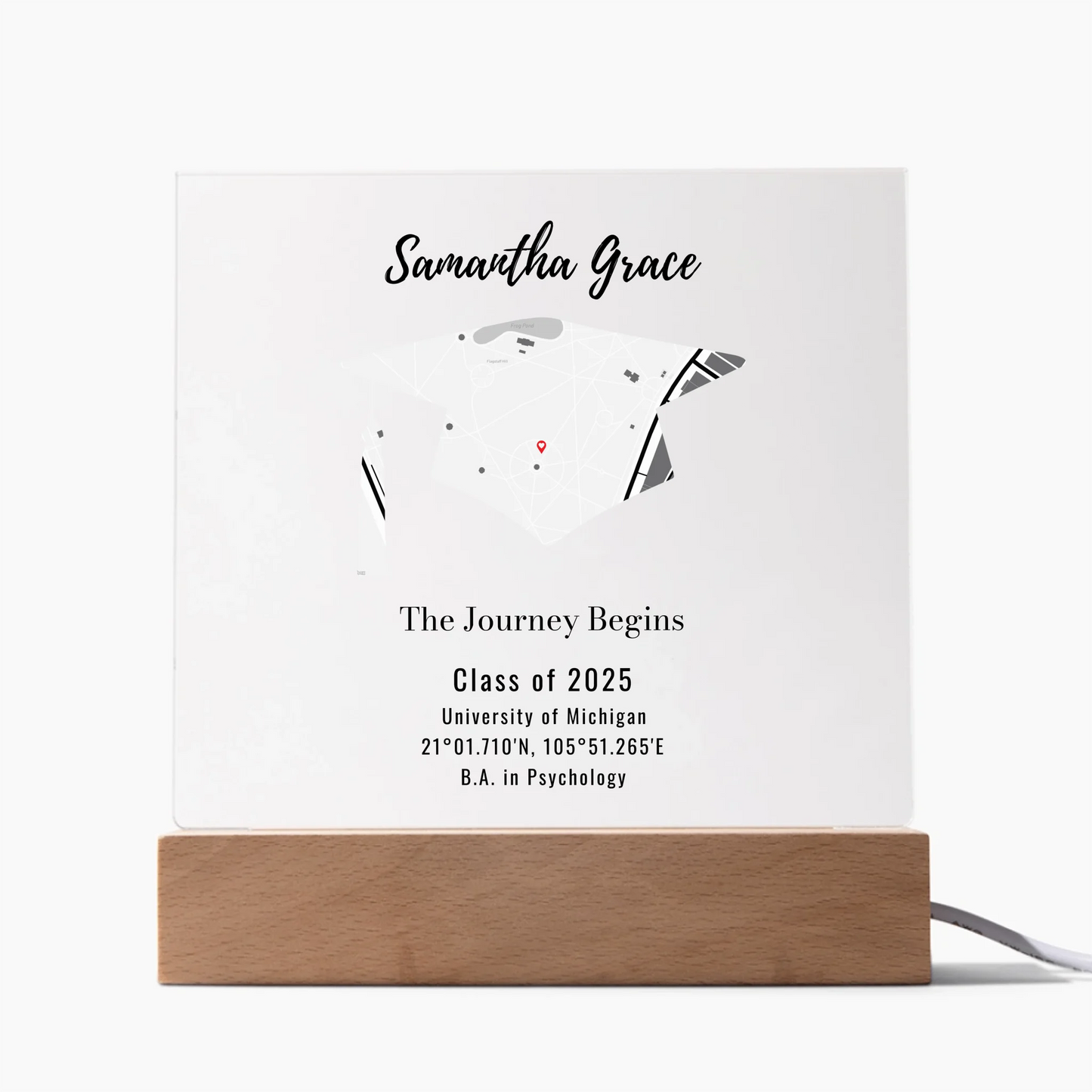 Acrylic Square LED 1