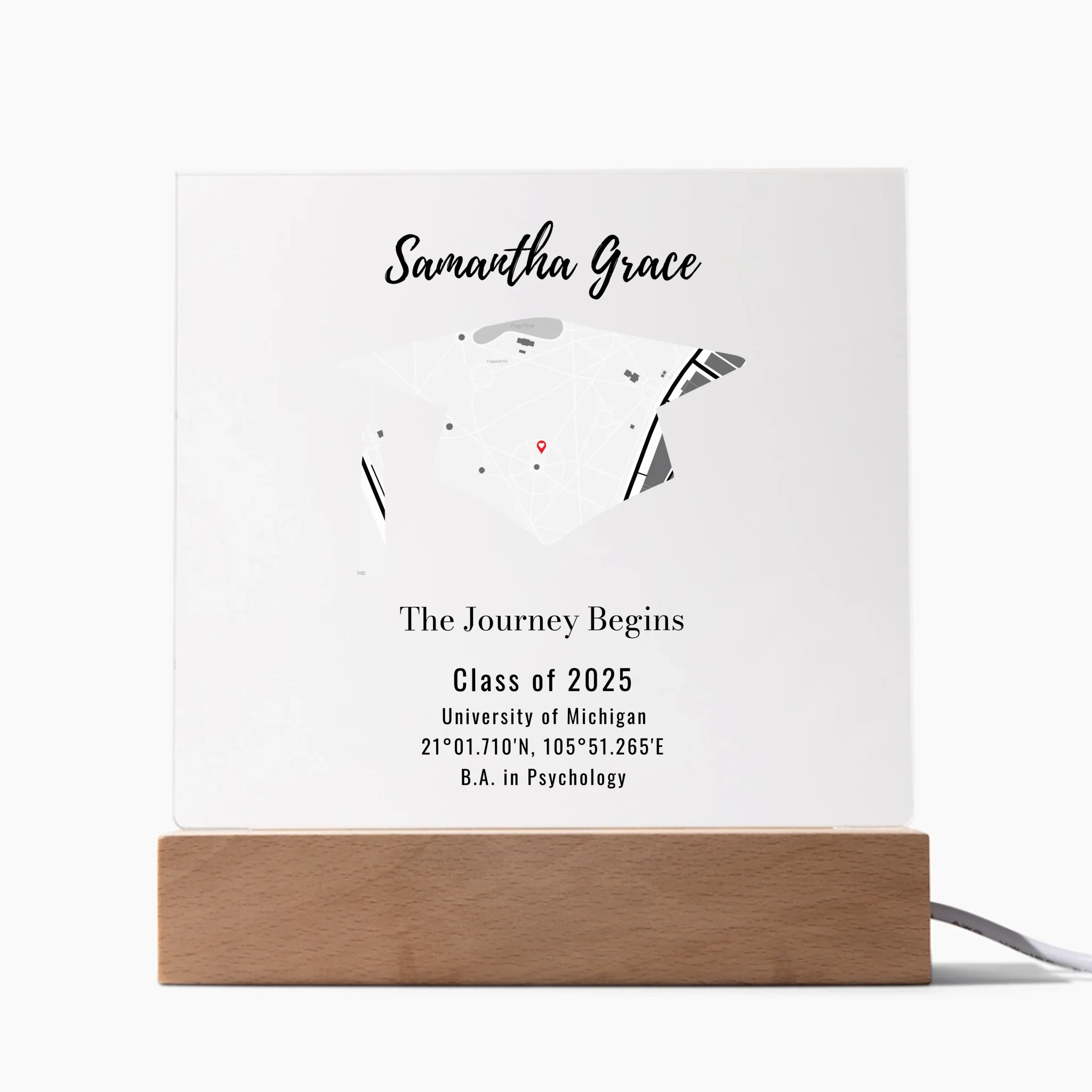 Acrylic Square LED 1