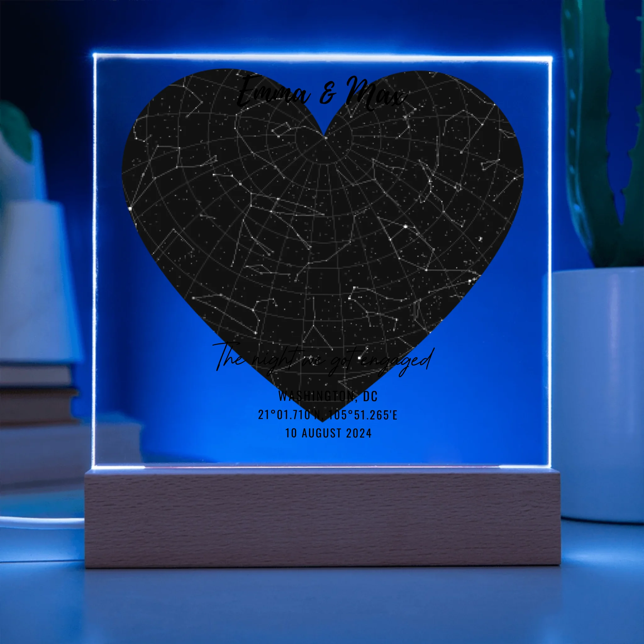 Acrylic Square LED 6
