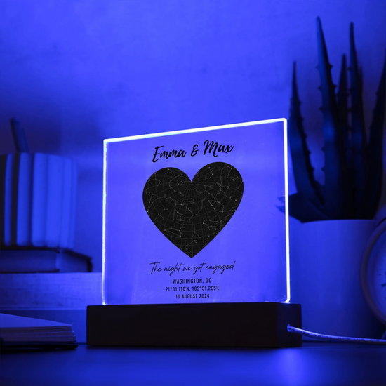 Acrylic Square LED 2