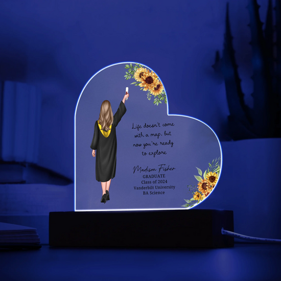 Acrylic Heart LED 8