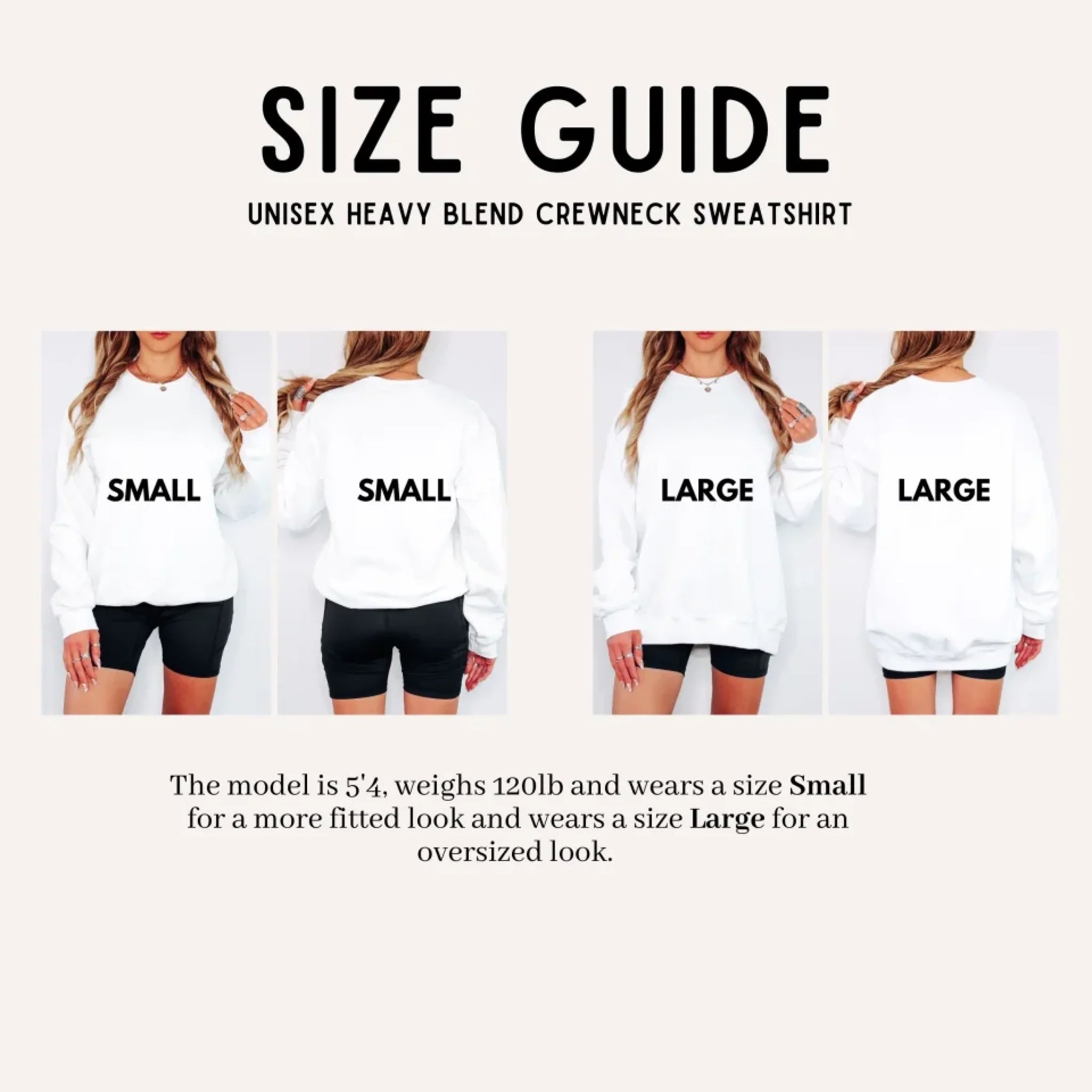 180g size guide