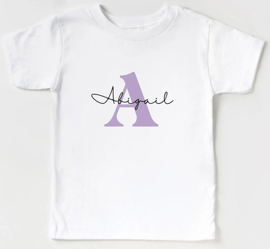 Signature Monogram - Gift for Cherished Toddlers - Personalized Toddler Shirt
