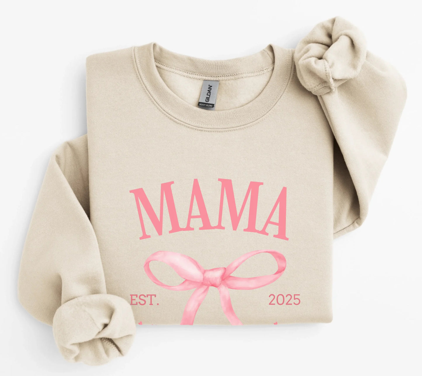 ParadiseMockups_Gildan_18000_FlatLay_Sand_WhiteBG_1