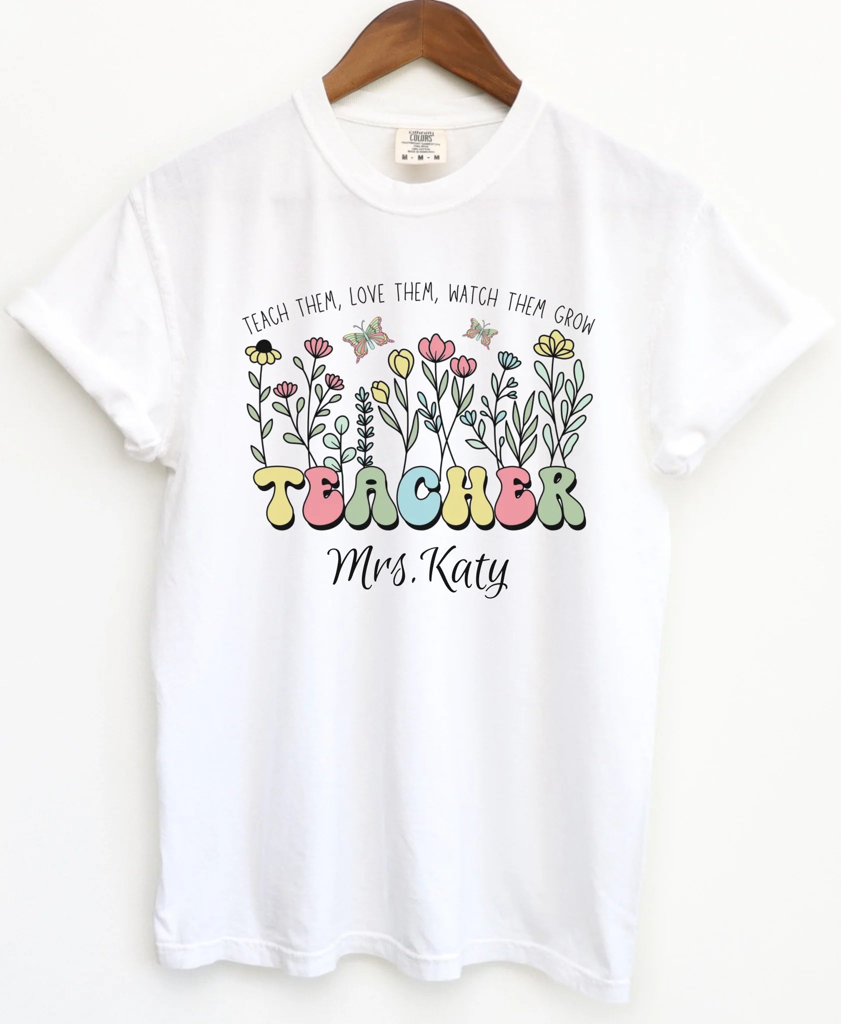 Flourish & Teach - Gift for Teacher - Personalized T-Shirt