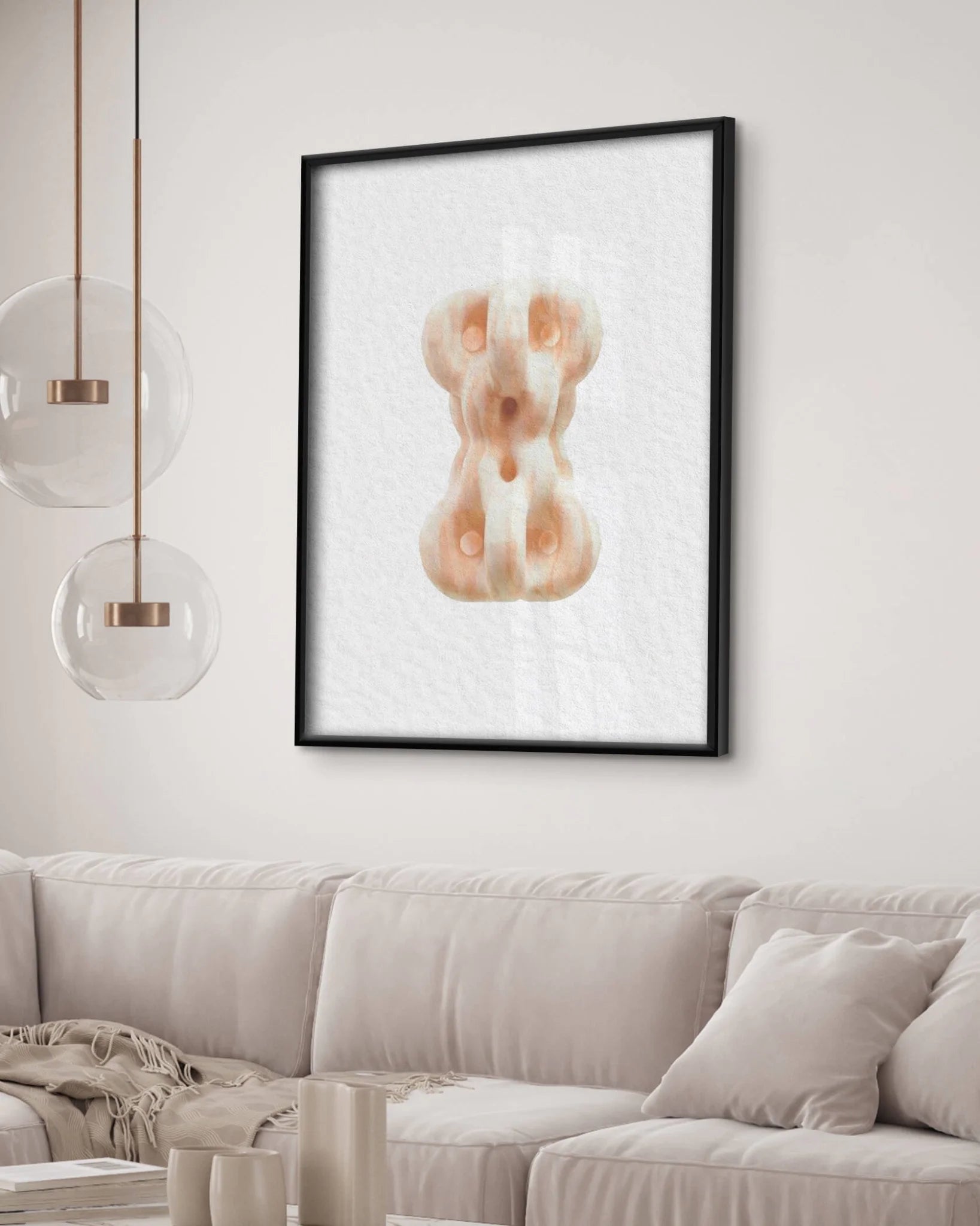 Where It All Began – Gift for Couples – Personalized Map Poster (Wood Frame)