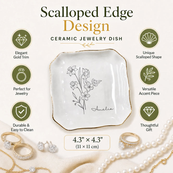 ceramic dish scallop copy