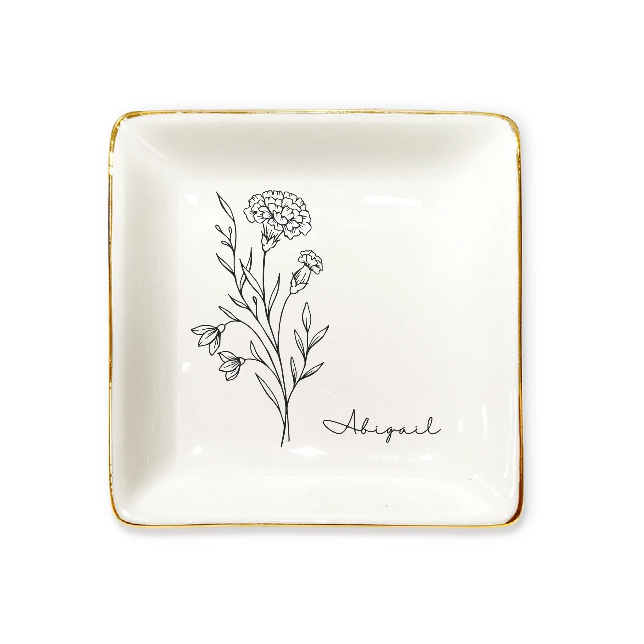 Forever Starts Here – Personalized Engagement Ring Dish