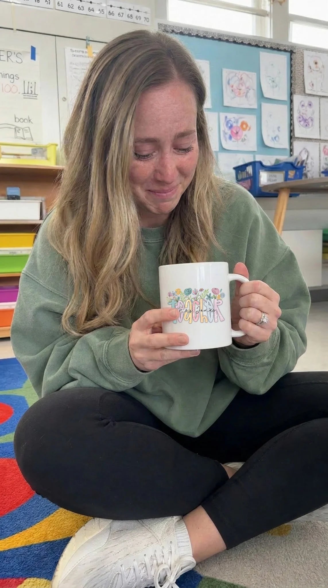 teacher floral mug 2